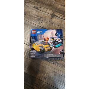 New Sealed LEGO - City Go-Karts and Race Drivers Toy Set for Kids (60400) B33